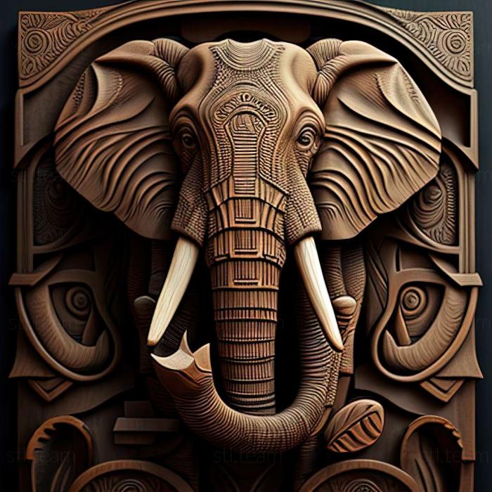 3D модель Игра TEMBO THE BADASS ELEPHANT (STL)